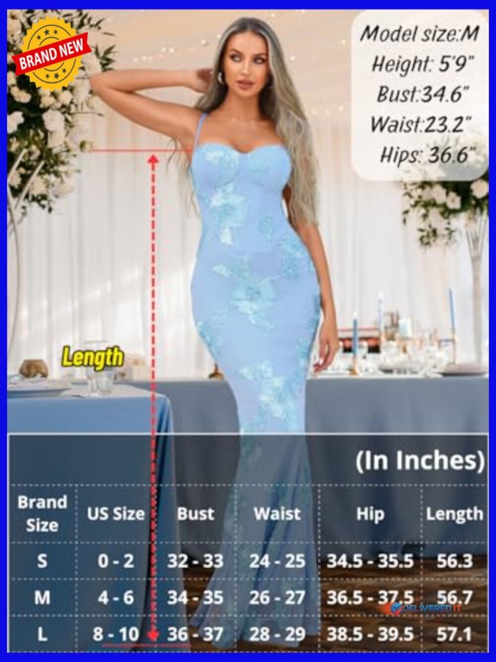 Floor Length Formal Floral Mermaid Dress Backless Corset Evening Gown - Picture 7 of 7